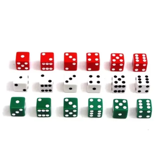 Koplow Games Dot Dice Set, 18 Per Pack, 6 Packs image {1}