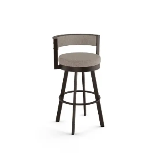 26" Browser Swivel Counter Height Barstool with Upholstered Seat - Amisco image {12}