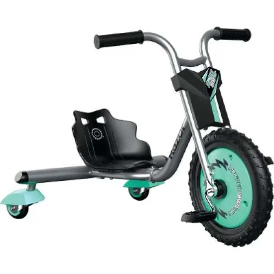 Razor Mini RipRider 360 12'' Tricycle - Gray: Steel Frame, Plastic Seat, 79 lb Capacity image {1}