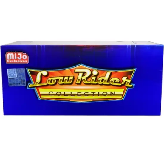 1963 Chevrolet Impala Convertible Lowrider Light Blue Met. w/White Interior 1/24 Diecast Model Car by Welly image {1}