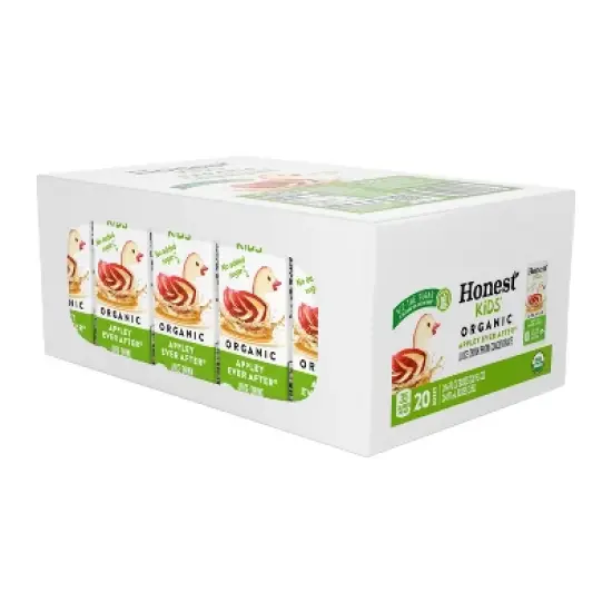 Honest Kids Organic Apple Juice Drink - 20pk/6 fl oz Boxes image {1}
