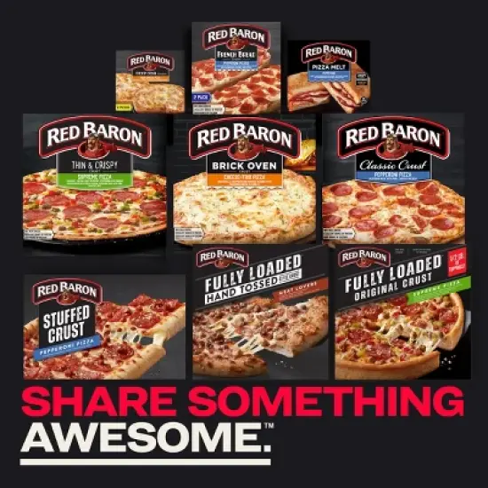 Red Baron Pepperoni Deep Dish Personal Frozen Pizza - 11.2oz image {2}