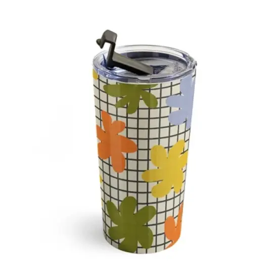 Alisa Galitsyna Playful Flowers20 oz Stainless Steel Travel Mug - Deny Designs image {2}
