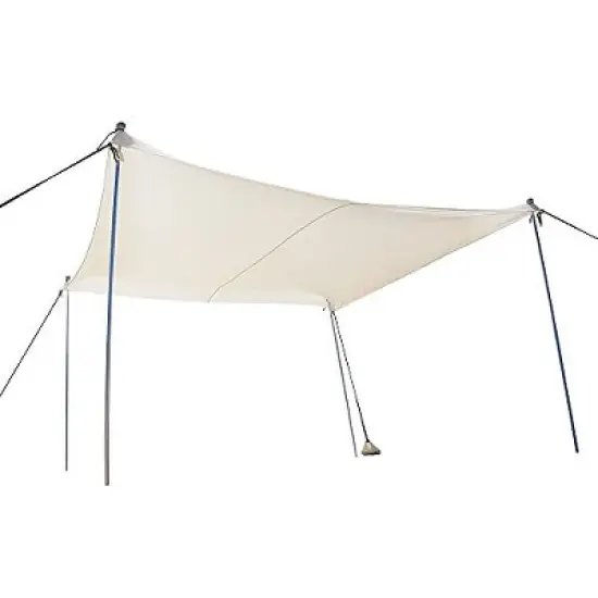 Ready Covers SunShade 10x10 w/4 Poles - White image {4}