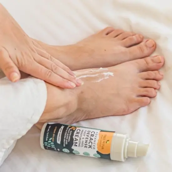 Tree To Tub Foot Cream for Dry Cracked Heels and Feet - Lotion for Dry Cracked Feet Non-Greasy Foot Moisturizer Urea Cream with Shea Cocoa Butter image {6}