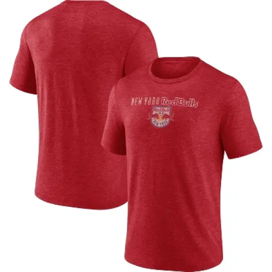 MLS New York Red Bulls Men's Short Sleeve Triblend T-Shirt image {2}