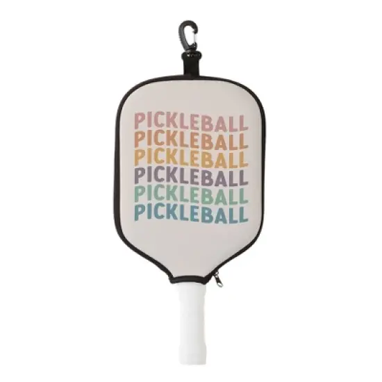 Pastel Pickleball Personalized Pickleball Paddle Cover image {4}