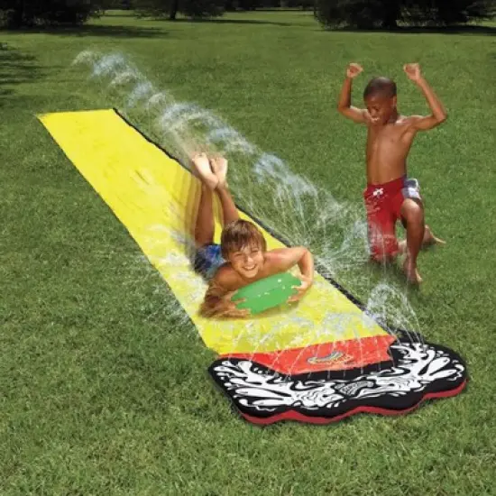 Wham-O Multicolored Vinyl Inflatable Wave Rider Slip n' Slide image {1}