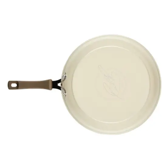 Rachel Ray Cook and Create 12.5" Aluminum Non-Stick Skillet Almond image {5}