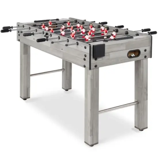 Best Choice Products 48in Competition Sized Foosball Table for Home, Game Room w/ 2 Balls, 2 Cup Holders image {9}