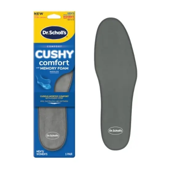 Dr. Scholl's Cushy Comfort Memory Foam Insole, Trim to Fit - Unisex - M Shoe Size 7-13, W Shoe Size 5-10 - 1 Pair image {11}