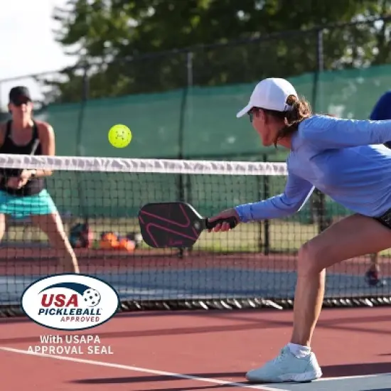 Luzz Outdoor Pickleballs 40 Holes True Flight Balance Technology, Pickle Balls 3 9 Pack Rotomolded Construction for Consistent Bounce Pickleballs image {5}