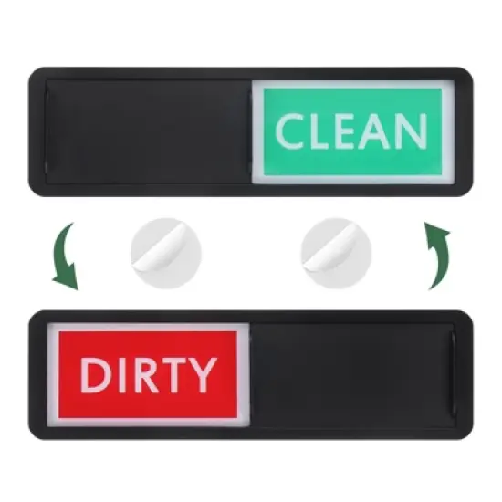 Unique Bargains Clean Dirty Sign Kitchen Non-Scratch Dishwasher Magnets image {7}