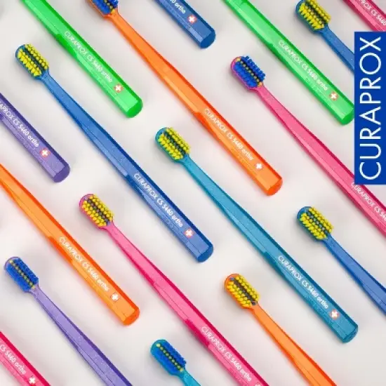 Curaprox CS 5460 Ortho, Ultra Soft Toothbrush with V-Trim for Gentle and Effective Braces Care image {7}