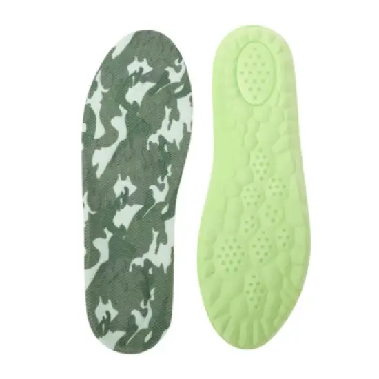 Unique Bargains Cloud Shoe Inserts Fit Shoe Camouflage Gray Green 1 Pair image {9}