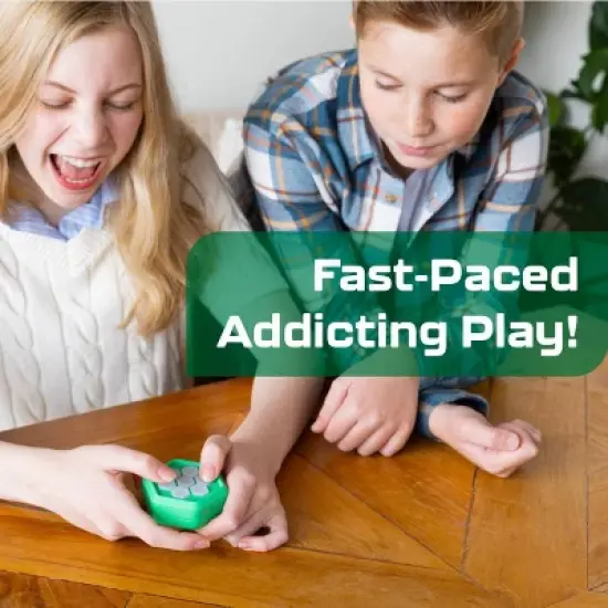 Brainwright Puzzle Bright Color Chain Electronic Game: Problem Solving, 1-2 Players, Handheld Brain Teaser image {4}