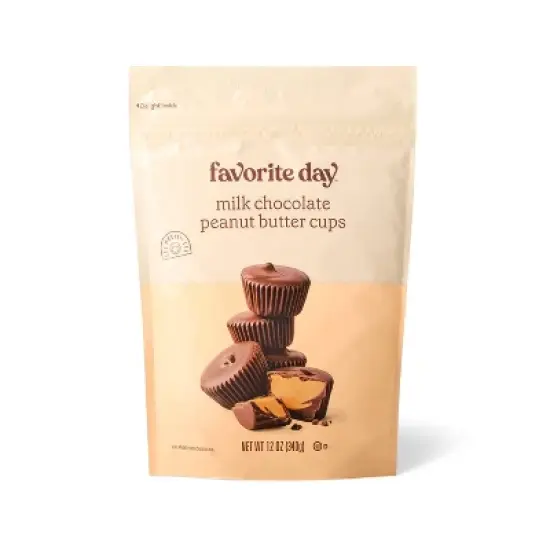 Milk Chocolate Peanut Butter Cups - 12oz - Favorite Day&trade; image {3}