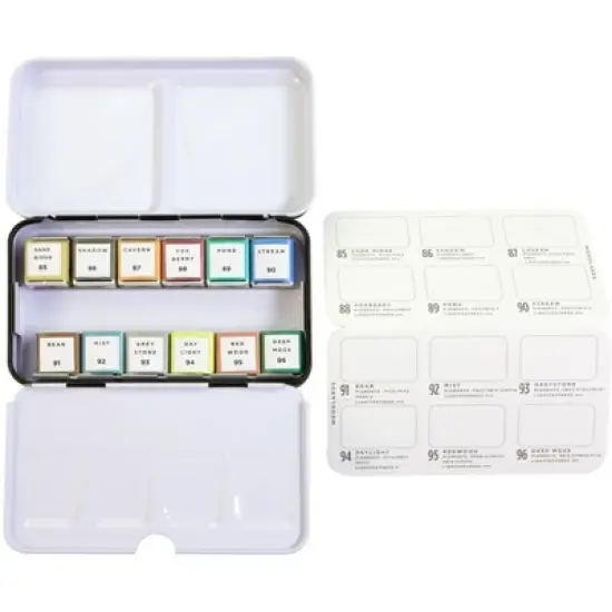 Prima Watercolor Confections Watercolor Pans 12/Pkg-Woodlands image {3}