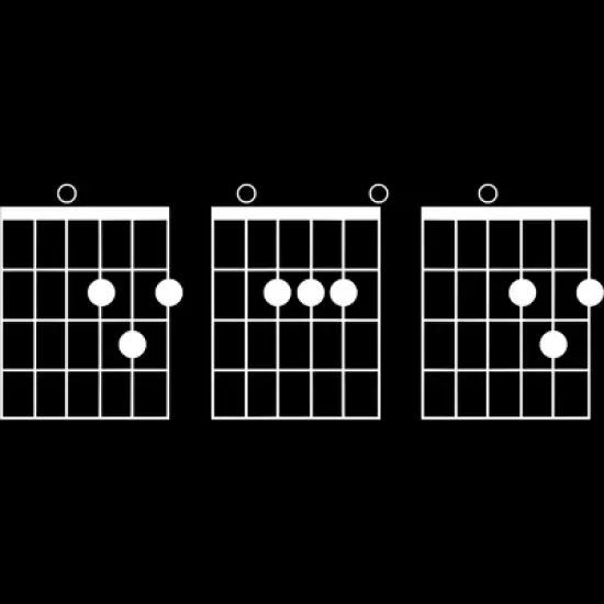 Junior's Design By Humans Rocking Dad Guitar Chords By HoangCathrine T-Shirt image {1}