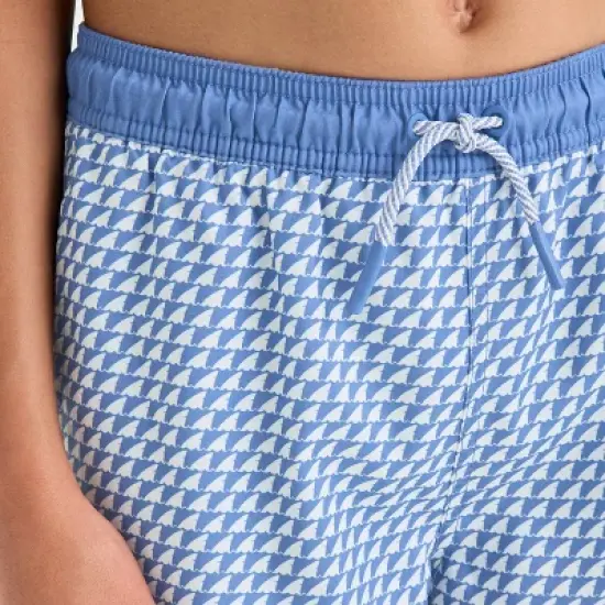 Boys' Shark Fin Swim Trunks - art class&trade; Blue image {2}