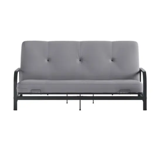 Full Jayce 6" Thermobonded High Density Poly Fill Futon Mattress - Room & Joy image {7}