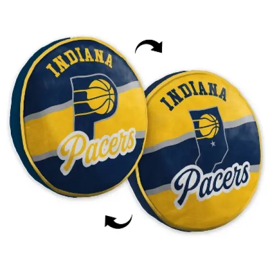 NBA Indiana Pacers 15'' Varsity Cloud Pillow image {2}