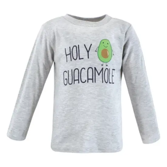 Hudson Baby Infant and Toddler Boy Long Sleeve T-Shirts, Fun Food image {4}