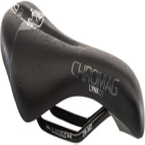 Chromag Lynx DT Saddle - Chromoly, Black/Grey image {1}