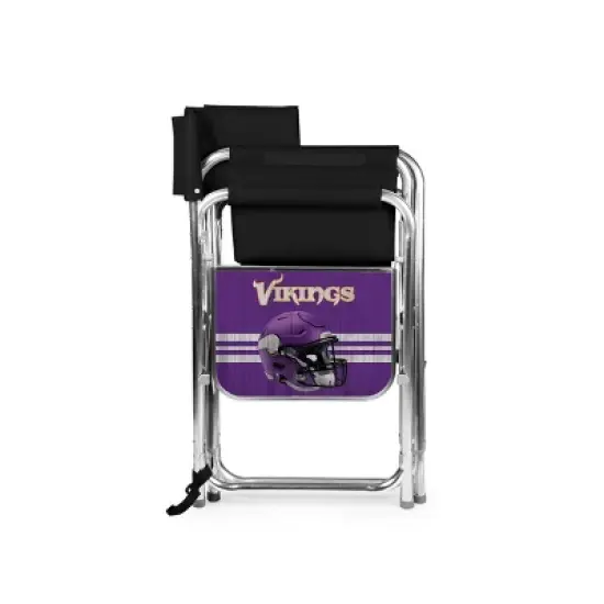 NFL Minnesota Vikings Portable Camp Chair with Table image {1}