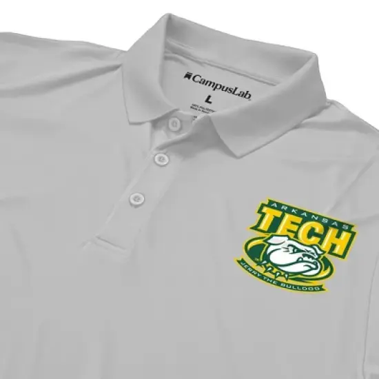 Men's Arkansas Tech University Adult Polo Left Chest Logo image {3}