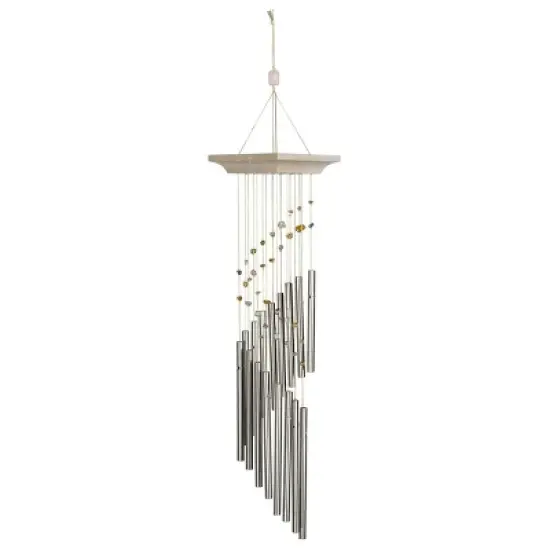 Woodstock Wind Chimes Signature Collection, Woodstock Mystic Spiral, 22'' Wind Chime image {7}