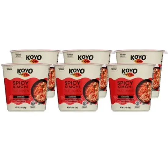 Koyo Spicy Kimchi Ramen - Case of 6/2.1 oz image {6}