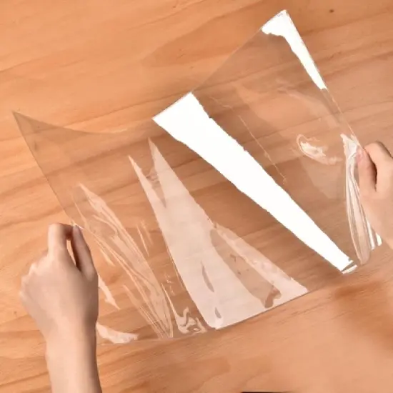 WeChef 11"x17" Double-Sided All Clear Vinyl Menu Cover 2 View Plastic Menu Holder Top Loading Restaurant Cafe 30 Pack image {4}