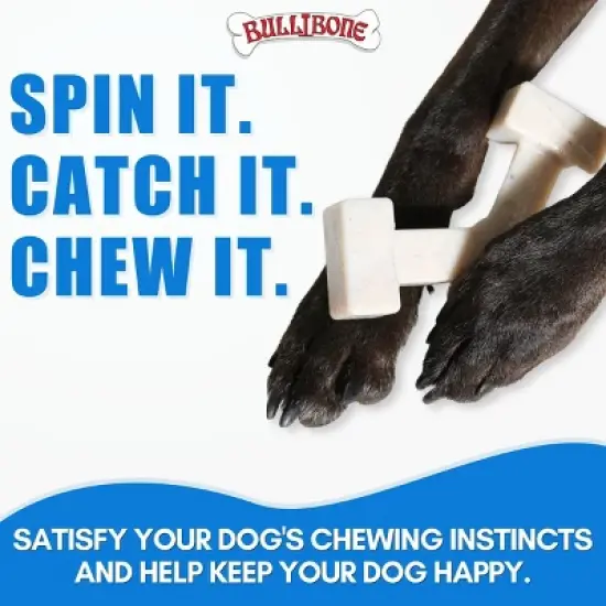 Bullibone Jumbo Spinabone Chew Toy for Aggressive Chewers image {5}