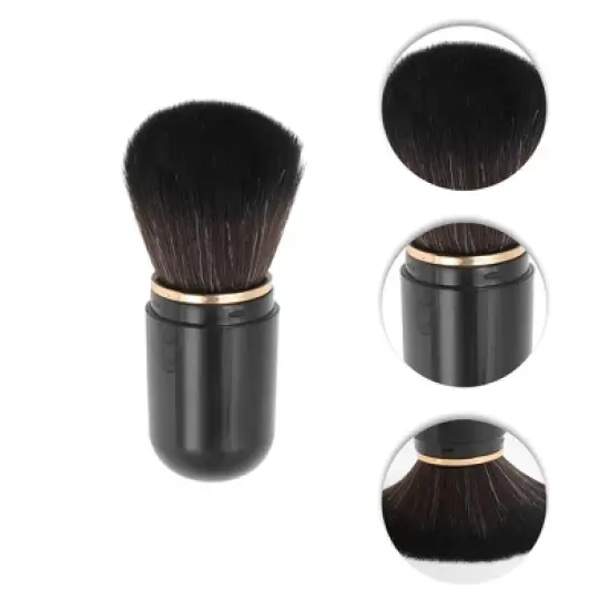 Unique Bargains Retractable Makeup Brush 1 Pc image {2}