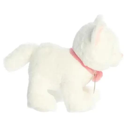 Aurora Small Cassie Kitten Precious Moments Inspirational Stuffed Animal White 9" image {3}