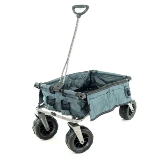 HOMLUX Push or Pull Folding Stroller Wagon with Canopy, 360&deg; Wheels, 150lbs Capacity image {4}