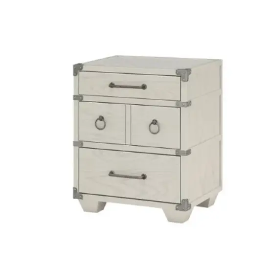 22" Orchest 3 Drawer Nightstand Gray - Acme Furniture image {1}