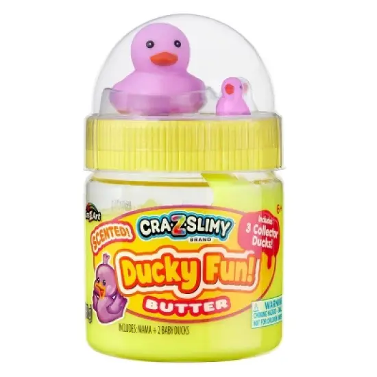 Cra-Z-Slimy Perm Yellow Slime Purple Duck image {1}