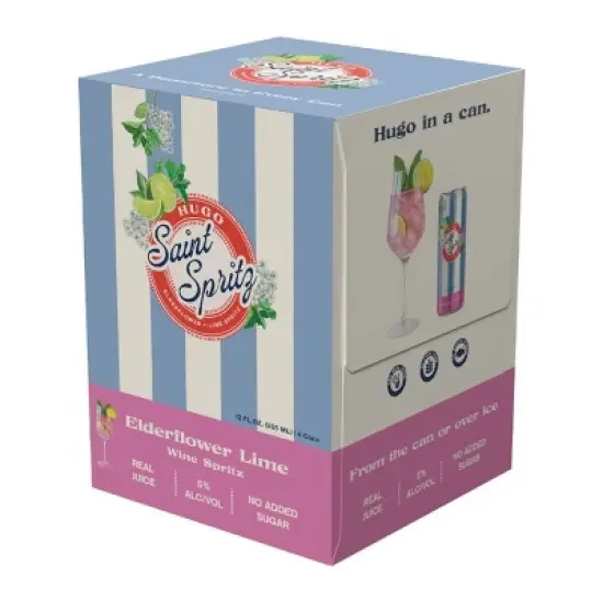 Saint Spritz Hugo - 4pk/12 fl oz Cans image {1}