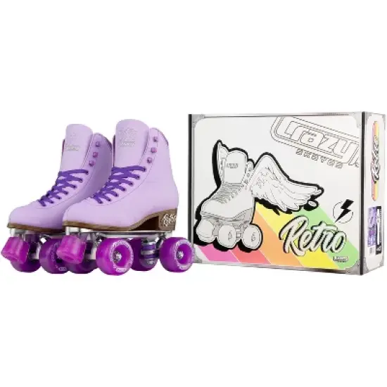 Crazy Skates Retro Adjustable Roller Skates - Adjusts To Fit 4 Sizes image {3}