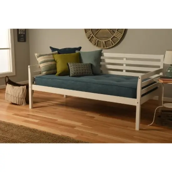 Twin Yorkville Daybed White/Aqua - Dual Comfort image {1}