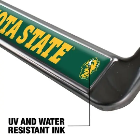 North Dakota State NDSU Bison Logo Full Size Standard License Plate Metal Frame image {5}