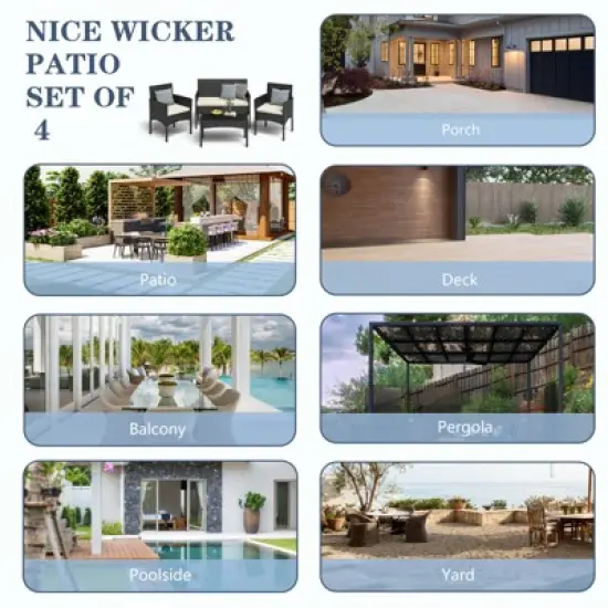 EROMMY Outdoor Seating Group with Cushions image {4}