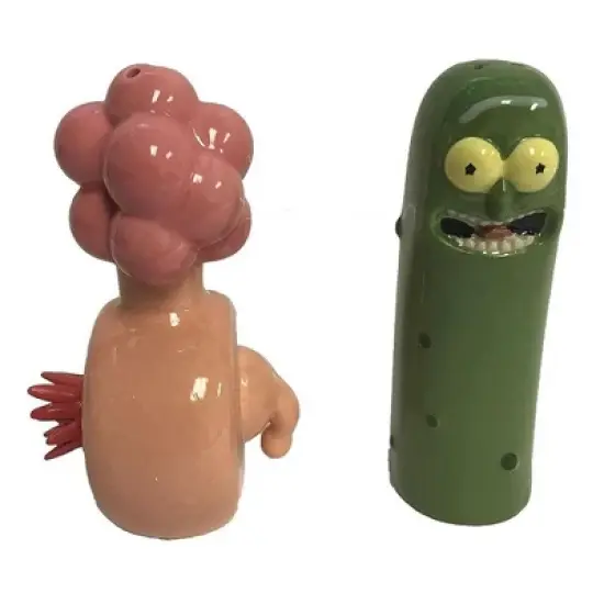 UCC Distributing Rick and Morty Plumbus/ Pickle Rick Salt and Pepper Shaker Set image {3}
