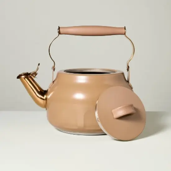 Teapot with Copper Accents Tan - Hearth & Hand&trade; with Magnolia image {4}