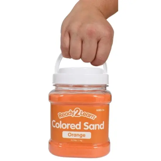 READY 2 LEARN&trade; Colored Sand - Orange - 2.2 Pounds image {1}