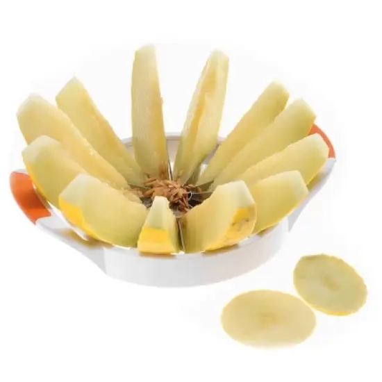 Westmark 12 Perfect Slices Large Stainless Steel Melon Slicer, Jumbo, White image {7}