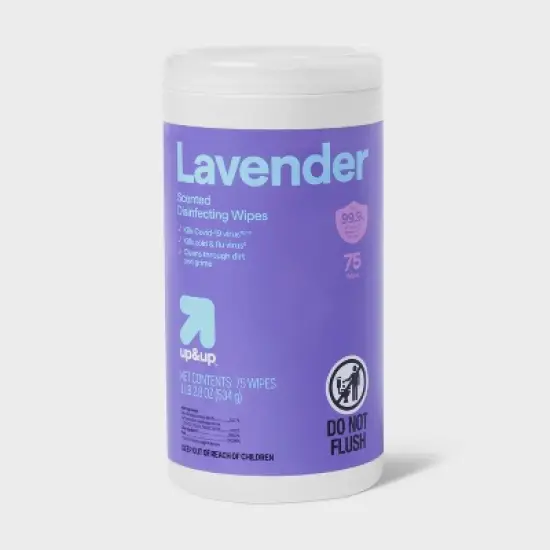 Lavender All Purpose Disinfecting Wipes - up&up&trade; image {4}