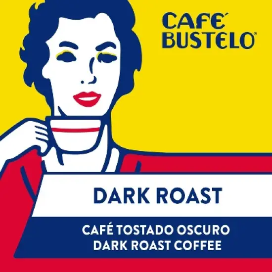 Cafe Bustelo Espresso Dark Roast Ground Coffee Vacuum-Packed Brick - 10oz image {3}